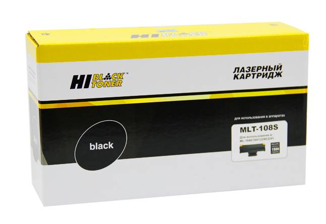 Картридж Hi-Black (HB-MLT-108S) для Samsung ML-1640/1641/2240/2241, 1,5K