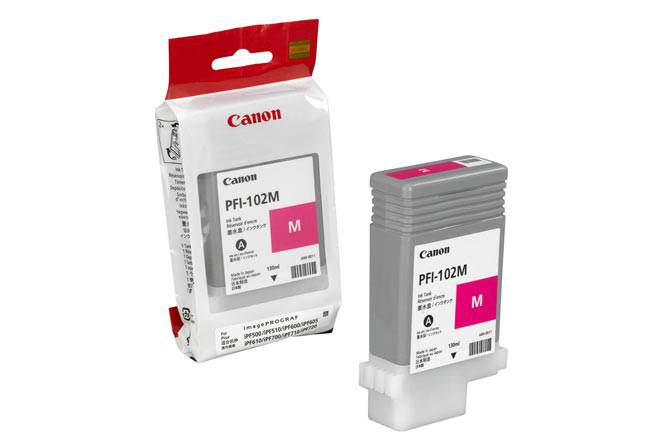 Картридж для плоттера Canon iPF500/iPF600/iPF610/iPF700 (O) PFI-102M Magenta 0897B001