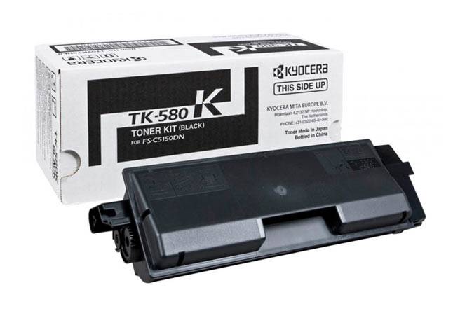 Картридж Kyocera-Mita FS-C5150DN (O) TK-580K, black, 3,5К