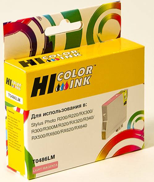 Картридж Hi-Black (HB-T0486) для Epson Stylus Photo R200/R300/RX500/RX600, LM