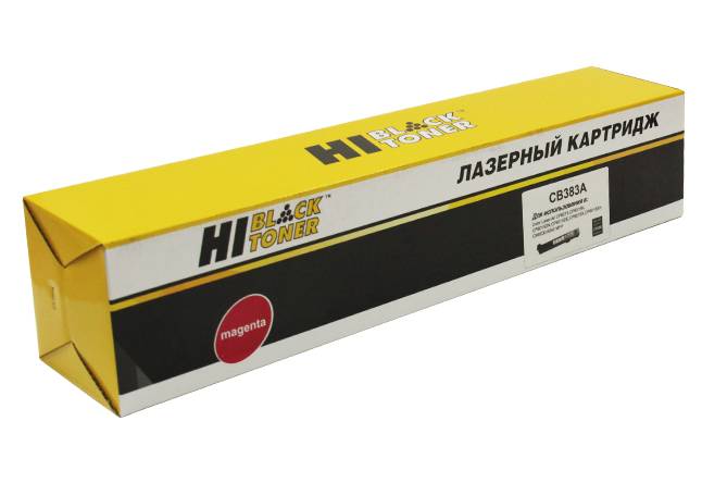 Тонер-картридж Hi-Black (HB-CB383A) для HP CLJ CP6015dn/CM6030/6040MFP, M, 21K