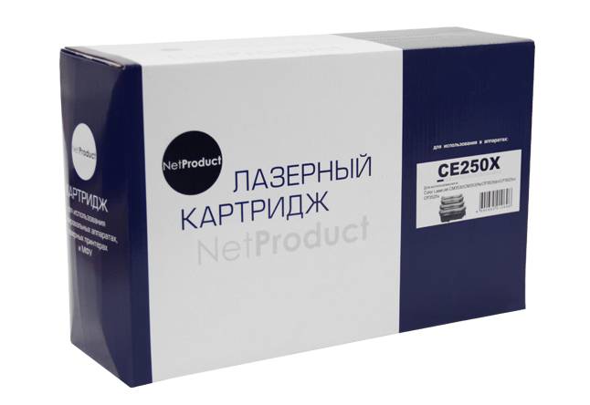 Картридж NetProduct (N-CE250X) для HP CLJ CP3525/CM3530, Bk, 10,5K