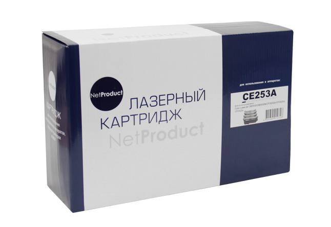 Картридж NetProduct (N-CE253A) для HP CLJ CP3525/CM3530, M, 7K
