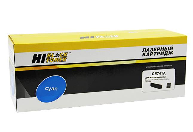 Картридж Hi-Black (HB-CE741A) для HP CLJ CP5220/5225/5225n/5225dn, C, 7,3K