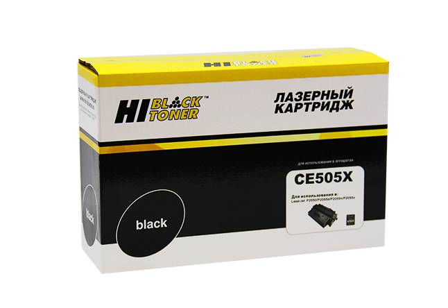 Картридж Hi-Black (HB-CE505X) для HP LJ P2055/P2050, 6,5K
