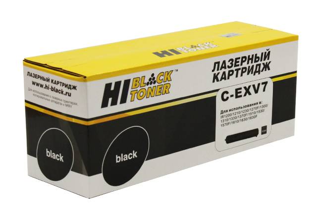 Тонер-картридж Hi-Black (HB-C-EXV7) для Canon iR 1210/1230/1270/1510, туба, 300 г, 5,3K