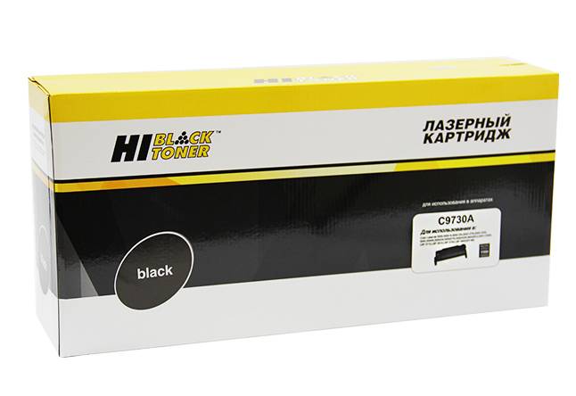 Картридж Hi-Black (HB-C9730A) для HP CLJ 5500/5550,  Bk, 11K