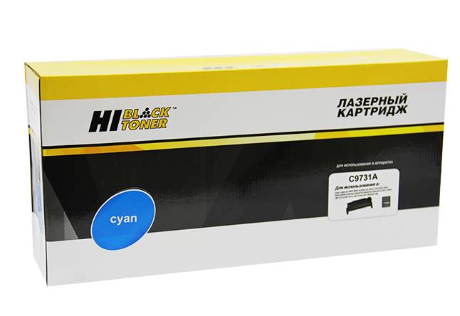 Картридж Hi-Black (HB-C9731A) для HP CLJ 5500/5550, C, 11K