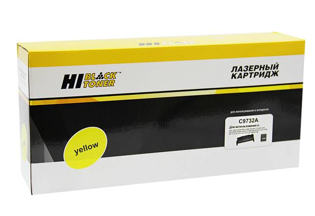 Картридж Hi-Black (HB-C9732A) для HP CLJ 5500/5550, Y, 11K