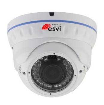 EVC-DNT-S20-P/A/C купольная уличная IP видеокамера, 2.2Мп, f=2.8-12мм, POE, аудио вх., SD