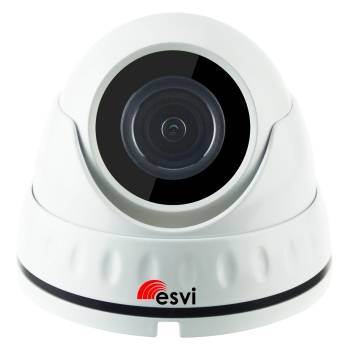 EVC-DN-S20-P/A/С купольная уличная IP видеокамера, 2Мп, f=2,8мм, POE, аудио вх., SD