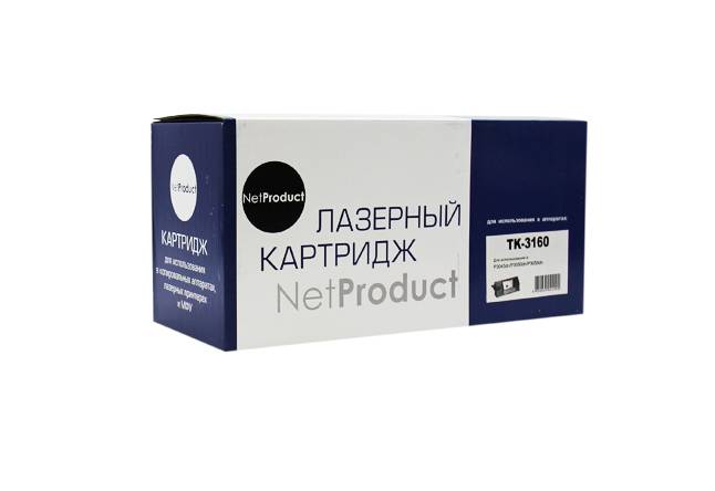 Тонер-картридж NetProduct (N-TK-3160) для Kyocera-Mita P3045dn/P3050dn/P3055dn, 12,5K