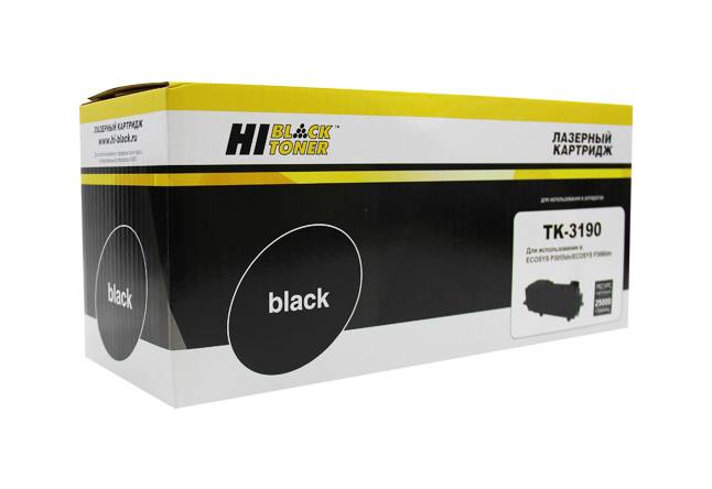 Тонер-картридж Hi-Black (HB-TK-3190) для Kyocera-Mita P3055dn/P3060dn, 25K