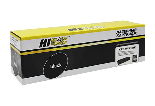 Картридж Hi-Black (HB-CRG-045H BK) для Canon LBP-611/613/MF631/633/635, Bk, 2,8K