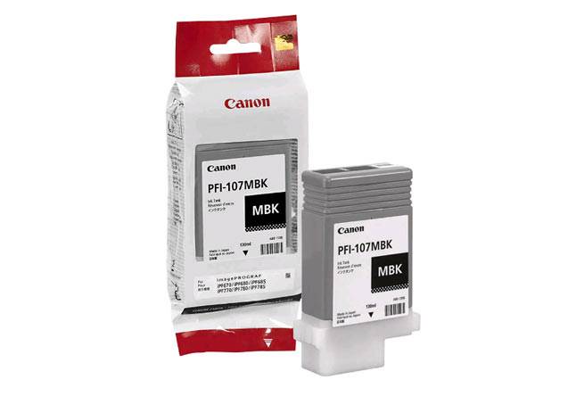 Картридж PFI-107MBK Canon 1iPF680/685/780/785, 130ml (О) матовый черный 6704B001