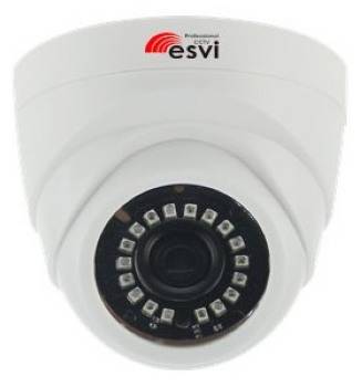 EVC-DL-F20-A купольная IP видеокамера, 2Мп, f=3.6мм, аудио вход