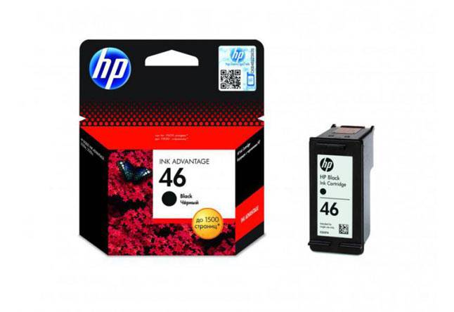 Картридж HP DJ 2020/2520 №46 (O) CZ637AE, BK